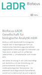 Mobile Screenshot of biofocus.de